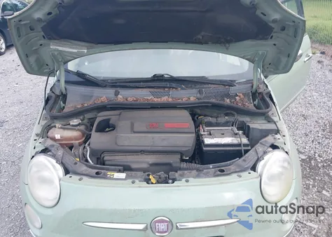 2012 Fiat 500 Lounge from USA, damaged, VIN 3C3CFFCR1CT344330